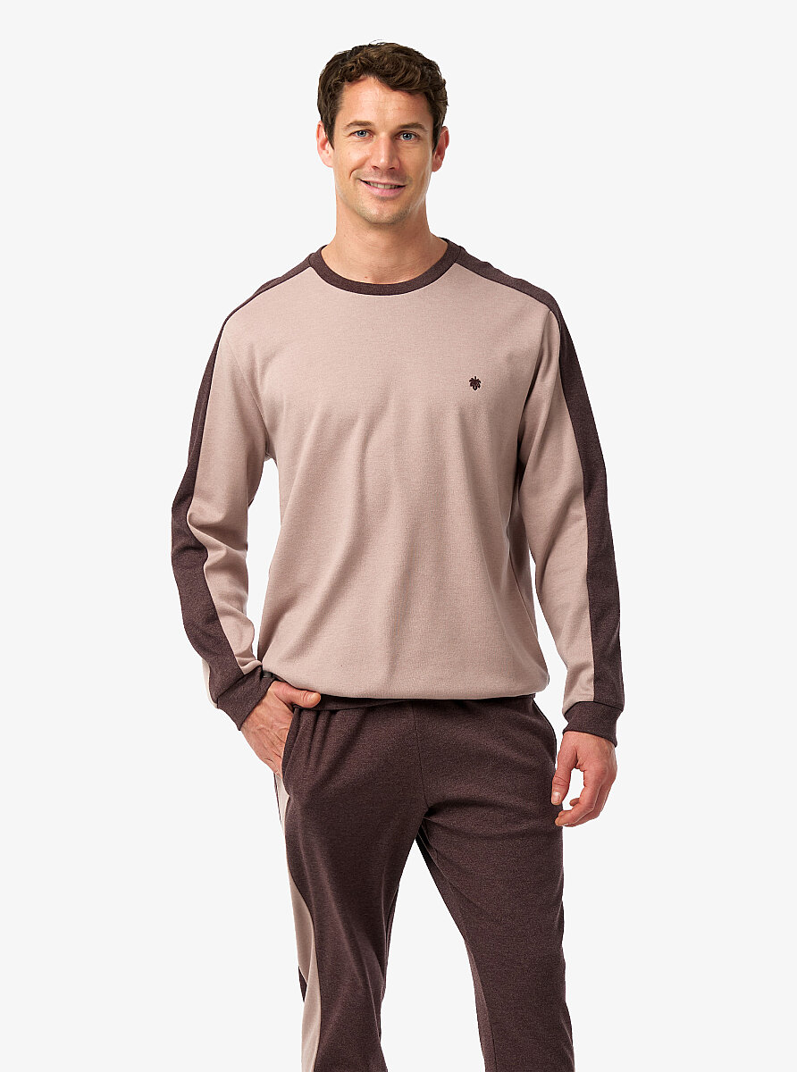 Erkek Pijama Takımı 40992 - Pembe - Blackspade