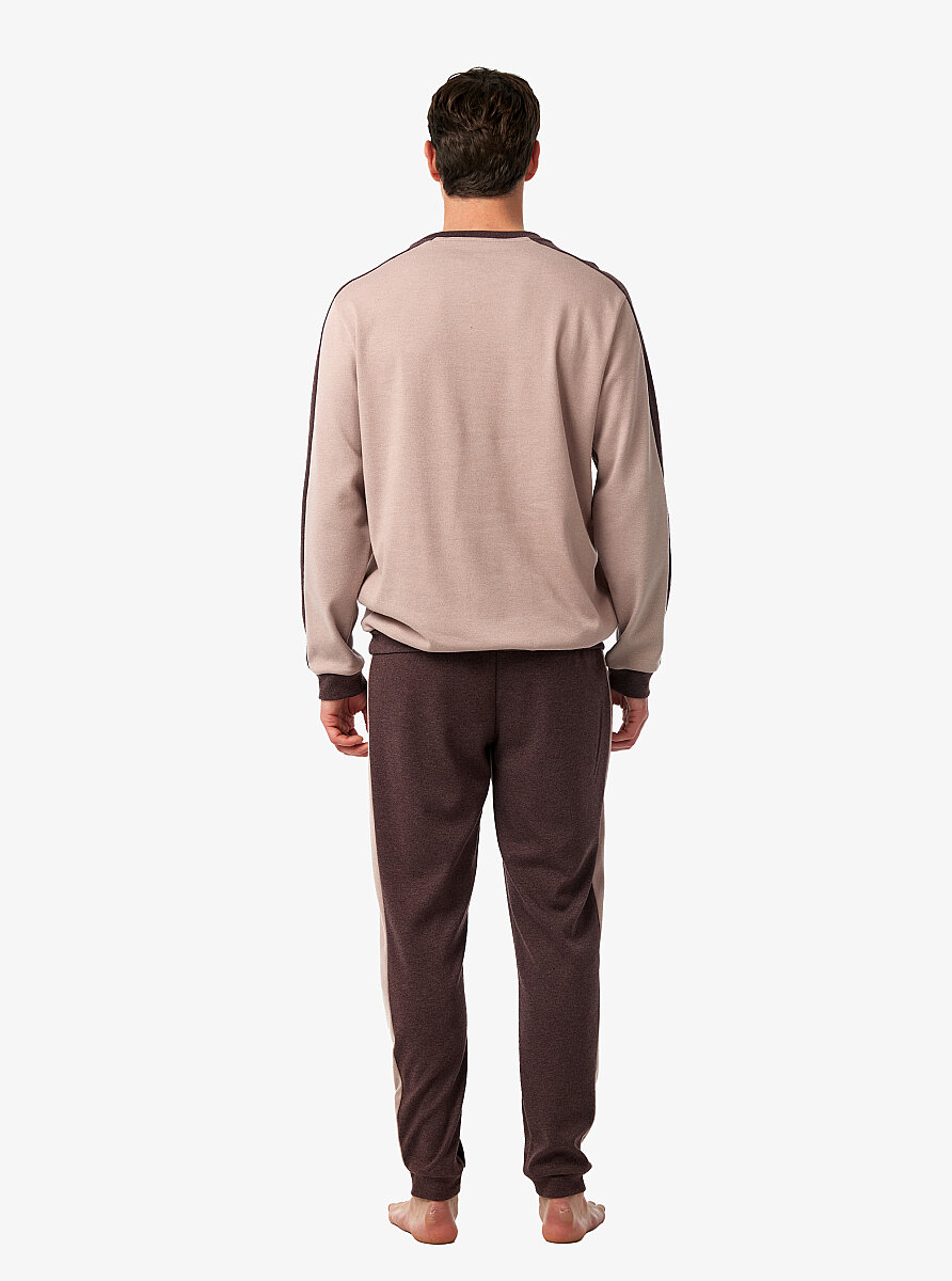 Erkek Pijama Takımı 40992 - Pembe - 4