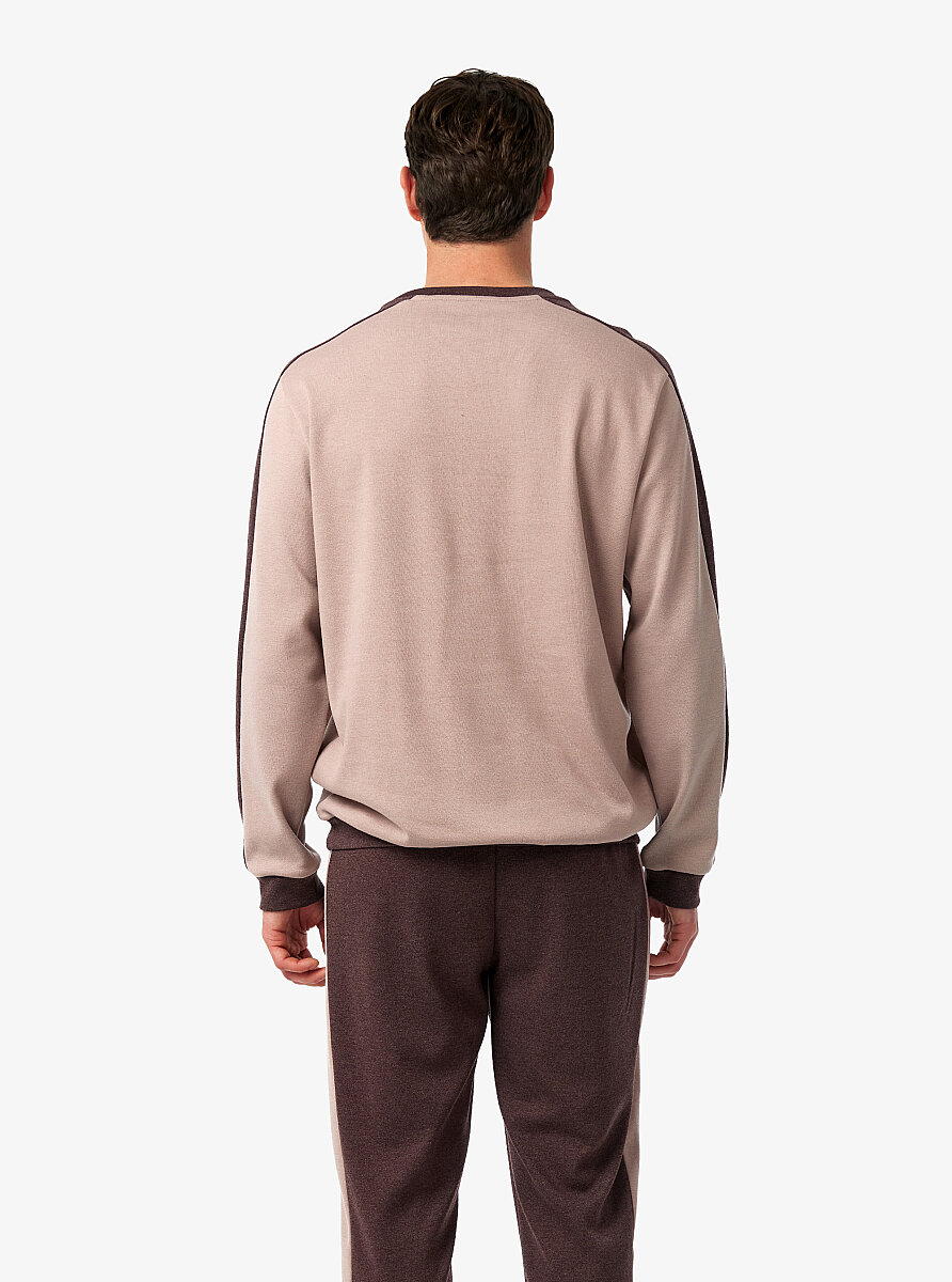 Erkek Pijama Takımı 40992 - Pembe - 2