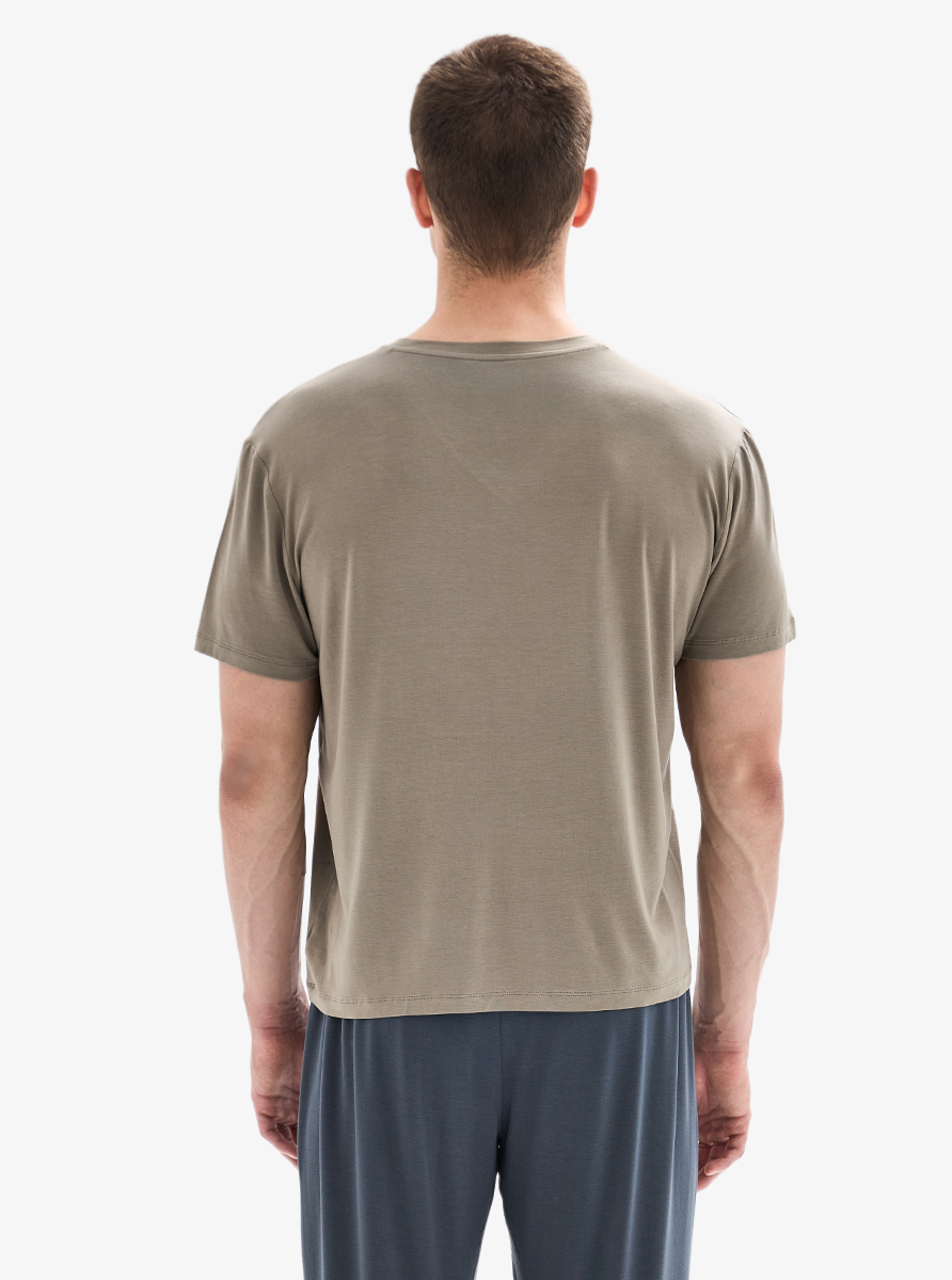 Erkek Pijama Takımı 40883 - Yeşil - 2