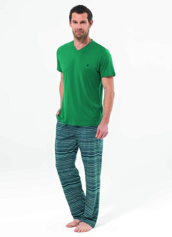 Erkek Pijama Takımı 7483 - Yeşil - 1