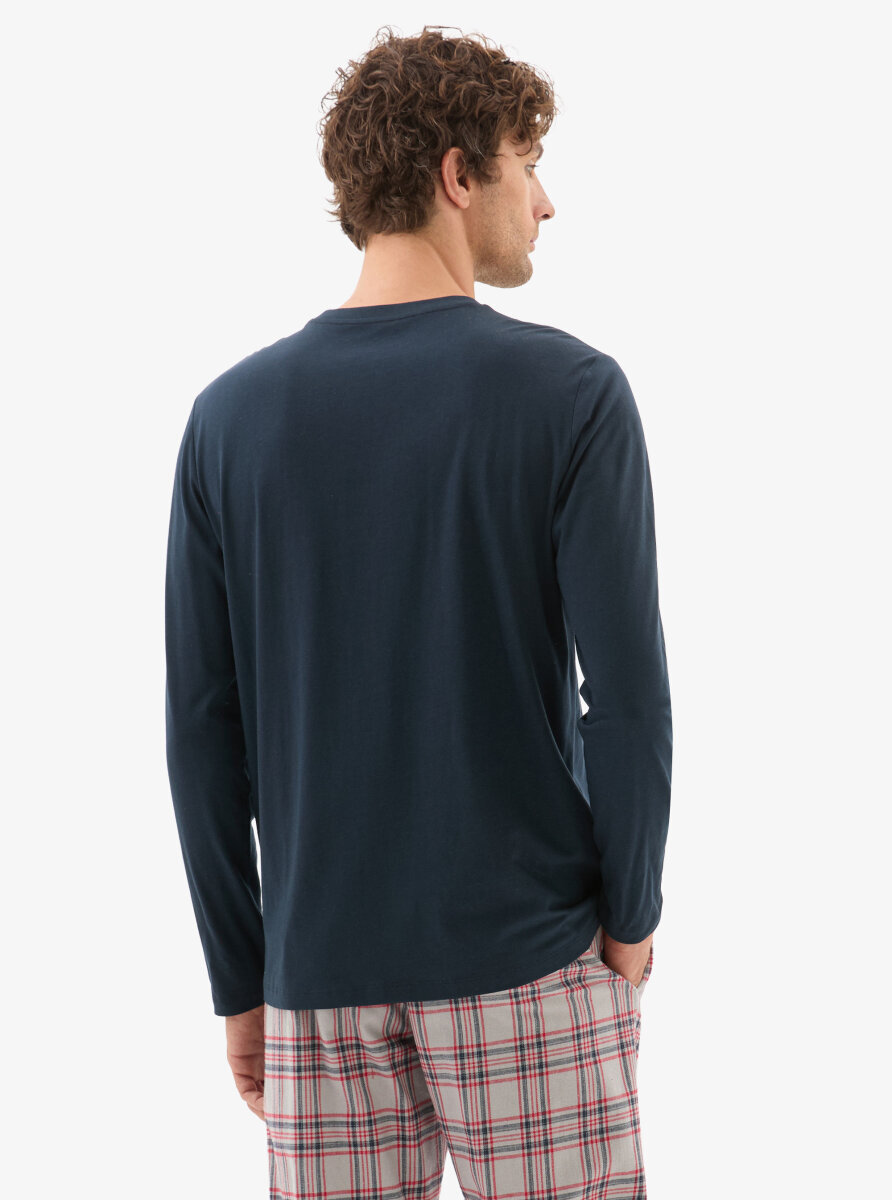 Erkek Pijama Üstü 40789 - Lacivert - 2