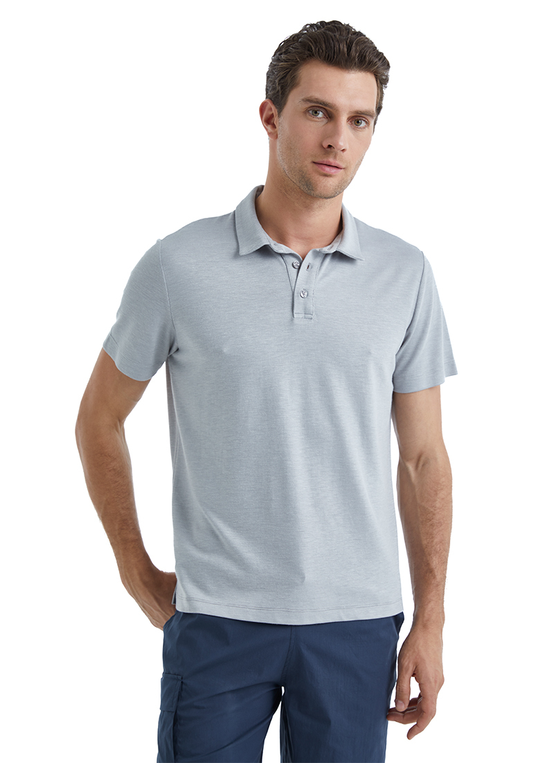 Erkek Polo T-Shirt 40509 - Gri - 3