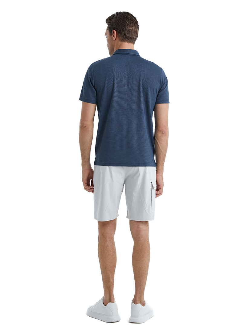 Erkek Polo T-Shirt 40509 - Lacivert - Blackspade (1)