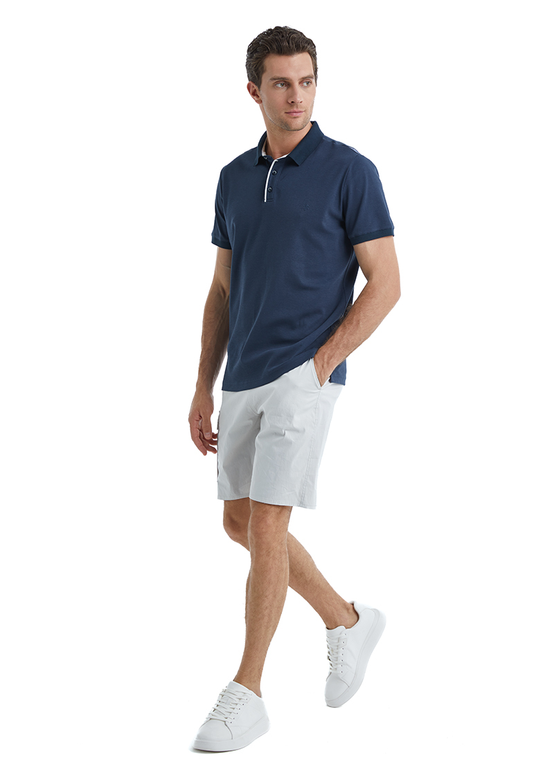 Erkek Polo T-Shirt 40527 - Lacivert - 3