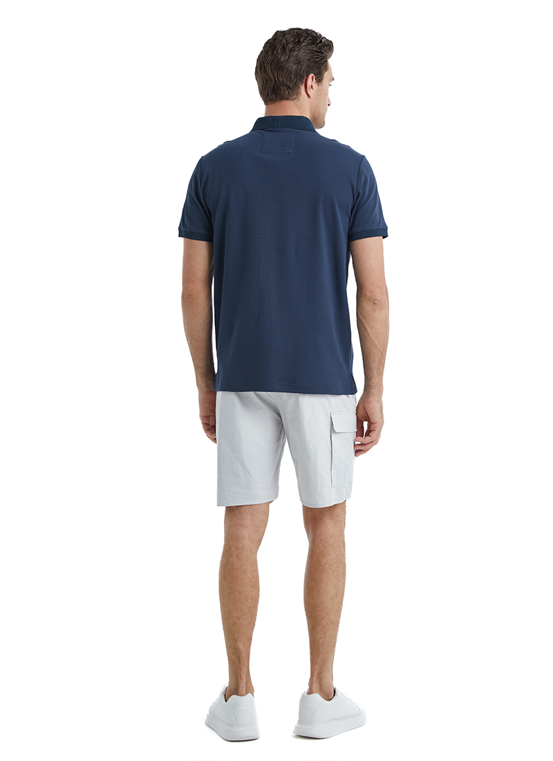 Erkek Polo T-Shirt 40527 - Lacivert - Blackspade (1)