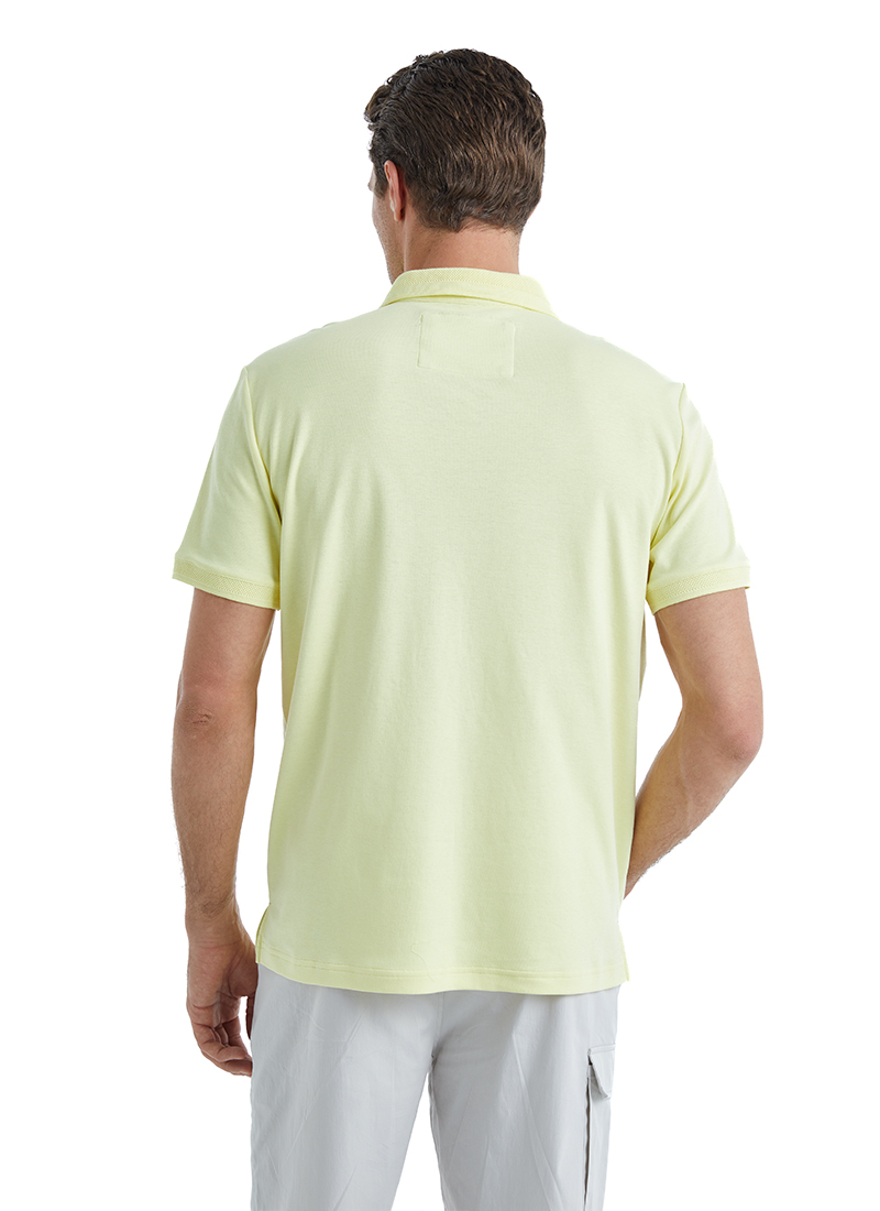 Erkek Polo T-Shirt 40527 - Sarı - 2