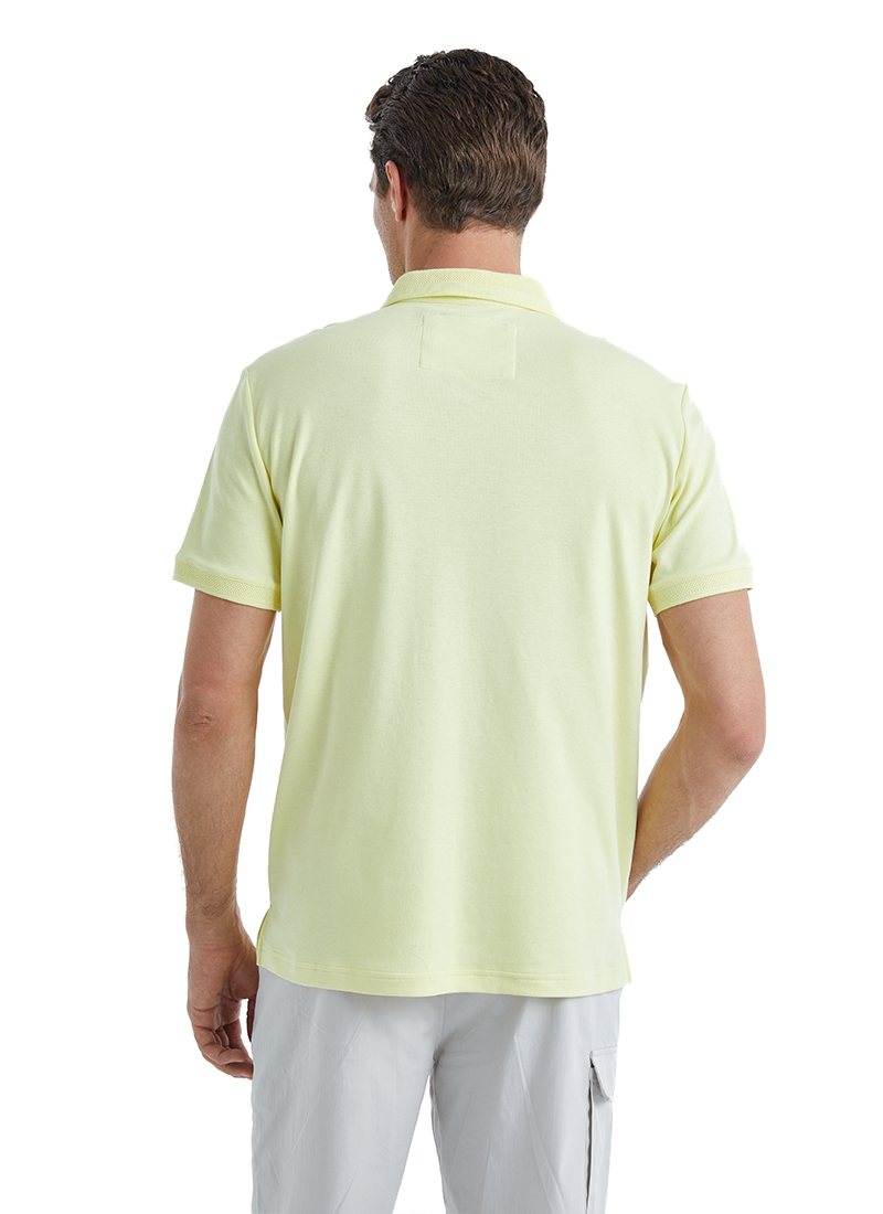 Erkek Polo T-Shirt 40527 - Sarı - 6
