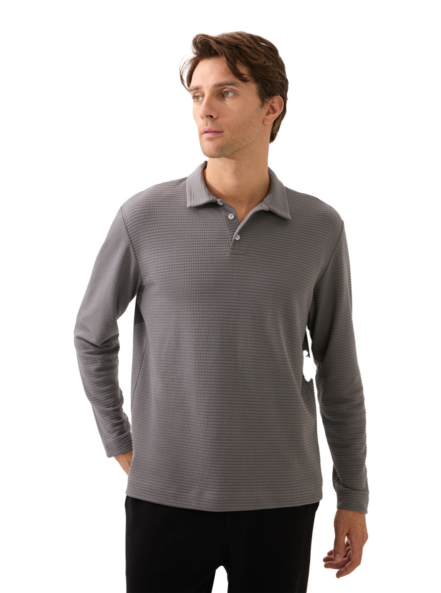 Erkek Polo T-Shirt 40821 - Antrasit - 1