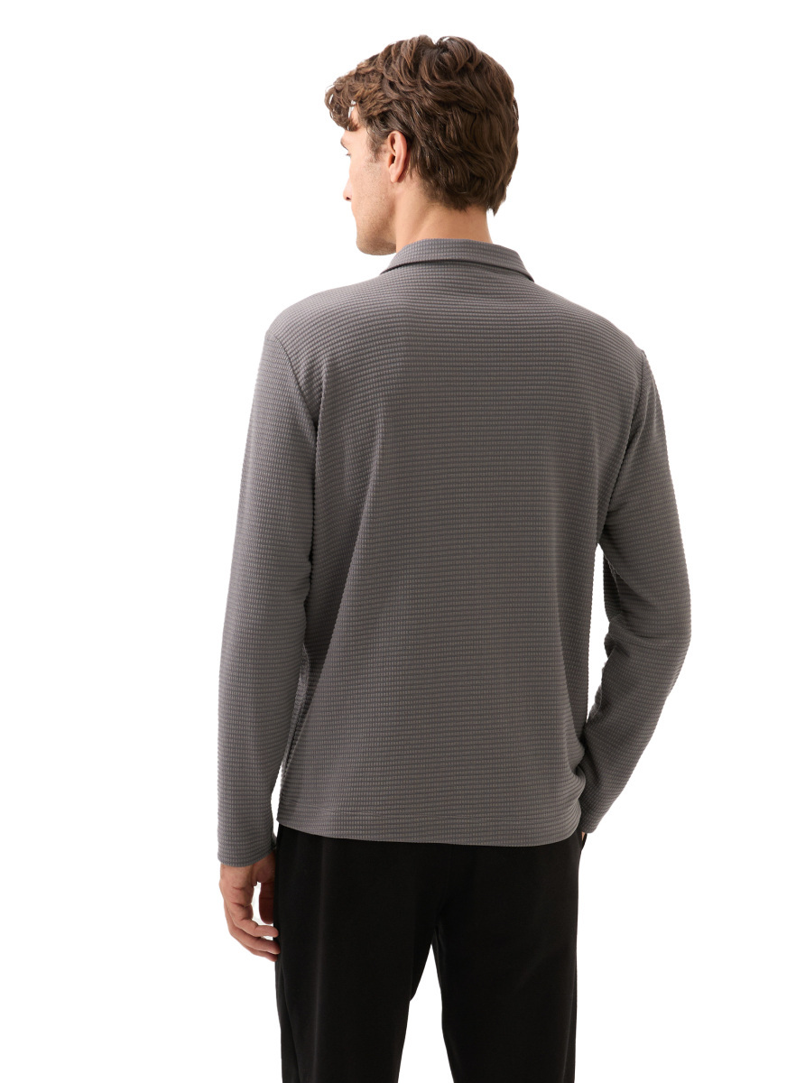 Erkek Polo T-Shirt 40821 - Antrasit - 2