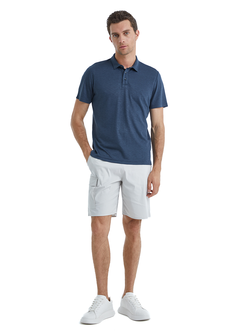 Erkek Polo Yaka T-Shirt 40509 - Lacivert - 3