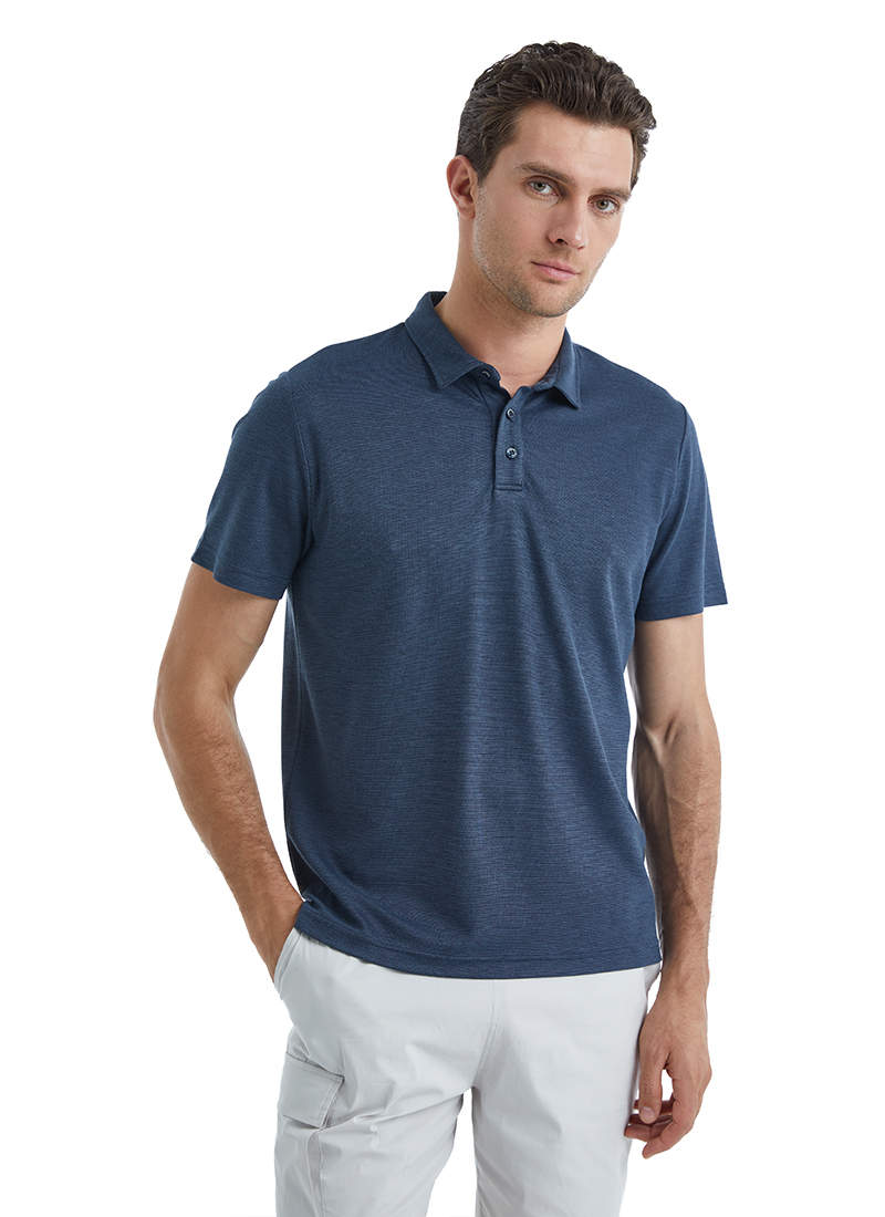 Erkek Polo Yaka T-Shirt 40509 - Lacivert - 5