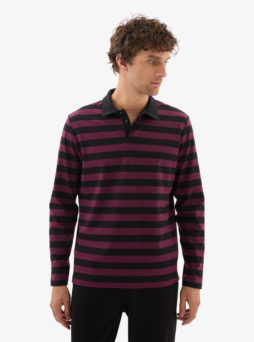 Erkek Polo Yaka T-Shirt 40810 - Siyah - Blackspade