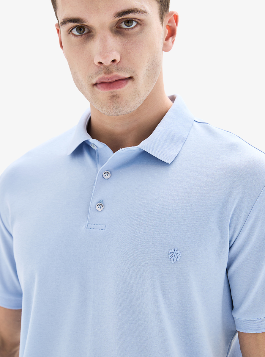 Erkek T-Shirt 40631 - Mavi