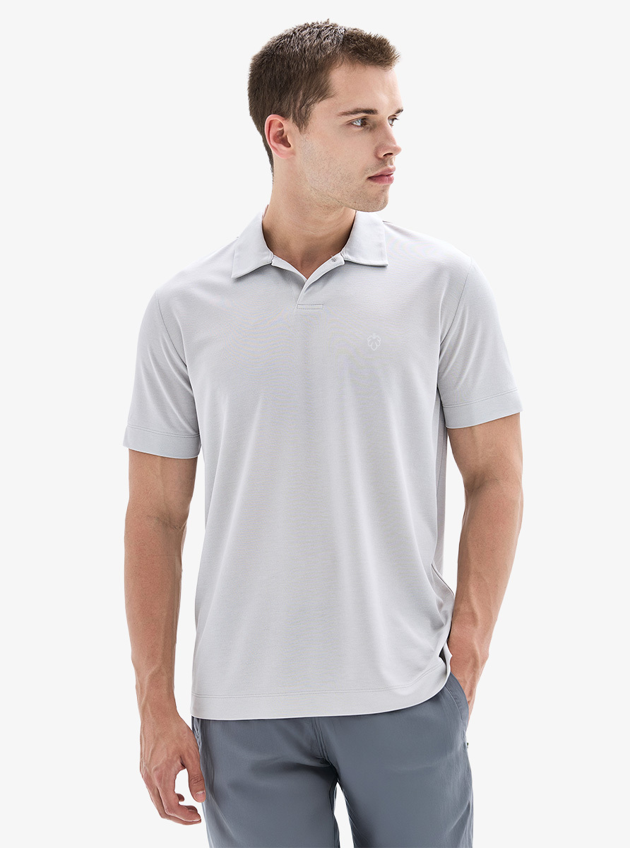 Erkek Polo Yaka T-Shirt 40907 - Gri - 1