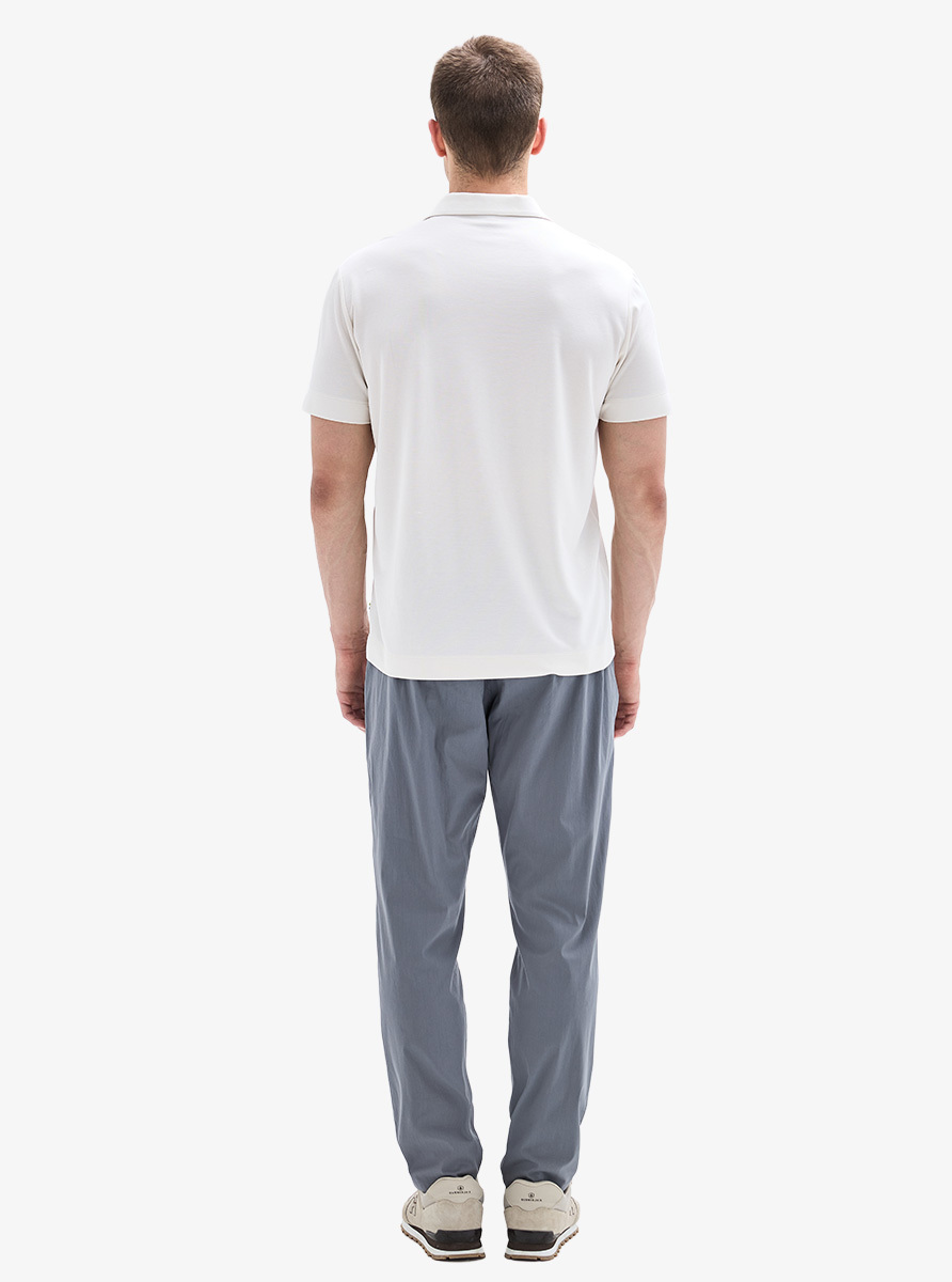 Erkek Polo Yaka T-Shirt 40907 - Krem - 4