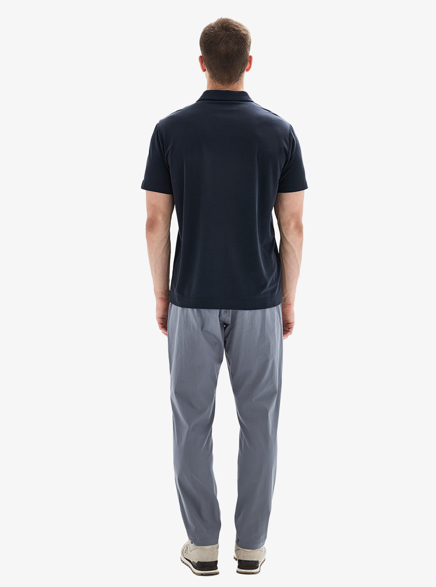 Erkek Polo Yaka T-Shirt 40907 - Siyah - 4