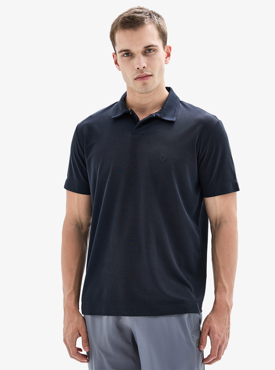 Erkek Polo Yaka T-Shirt 40907 - Siyah - 1
