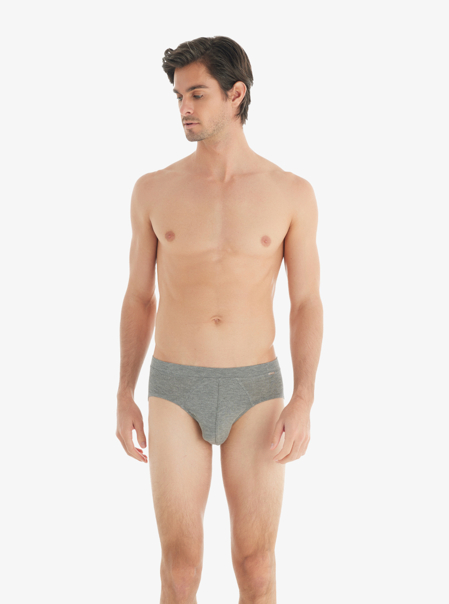 Erkek Slip Külot Silver 9311 - Gri Melanj - 2