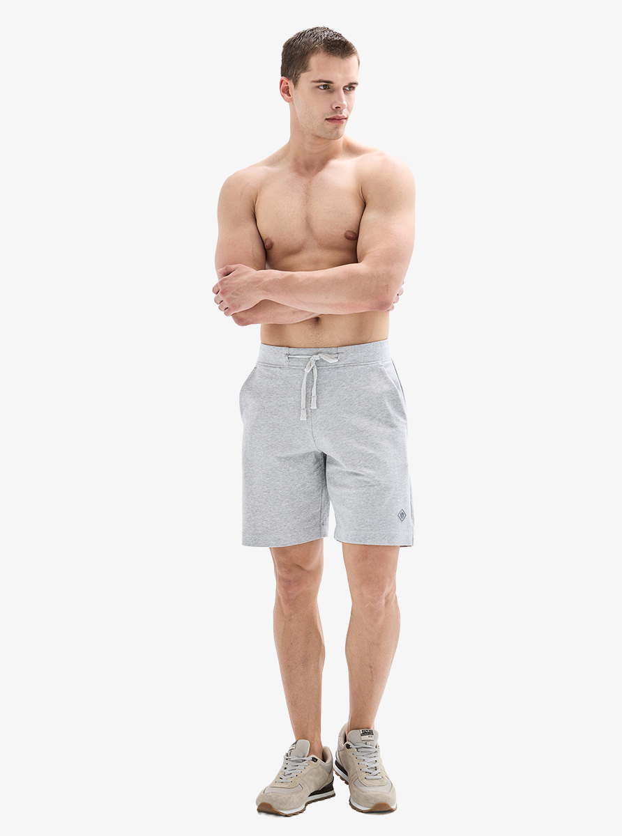 Erkek Şort 40918 - Gri Melanj - 4