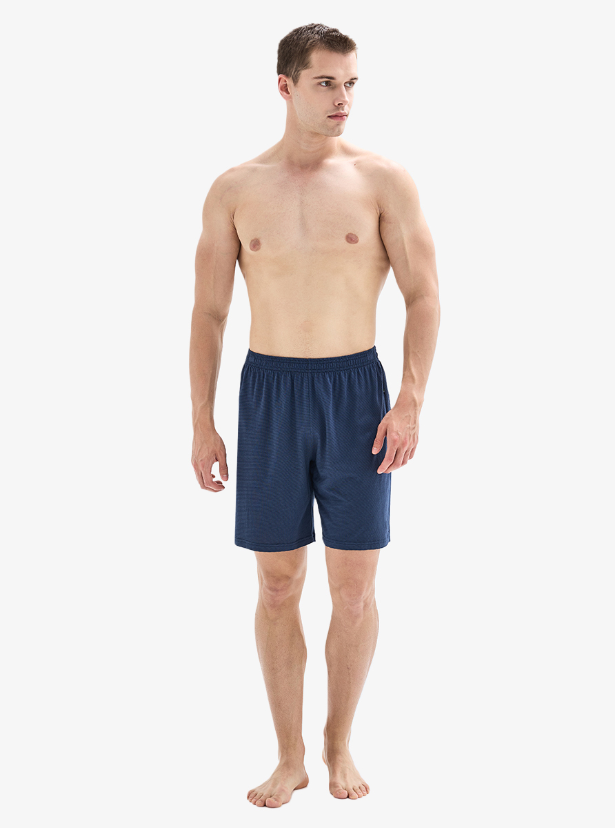 Erkek Şort Pijama Altı 40882 - Lacivert - 1