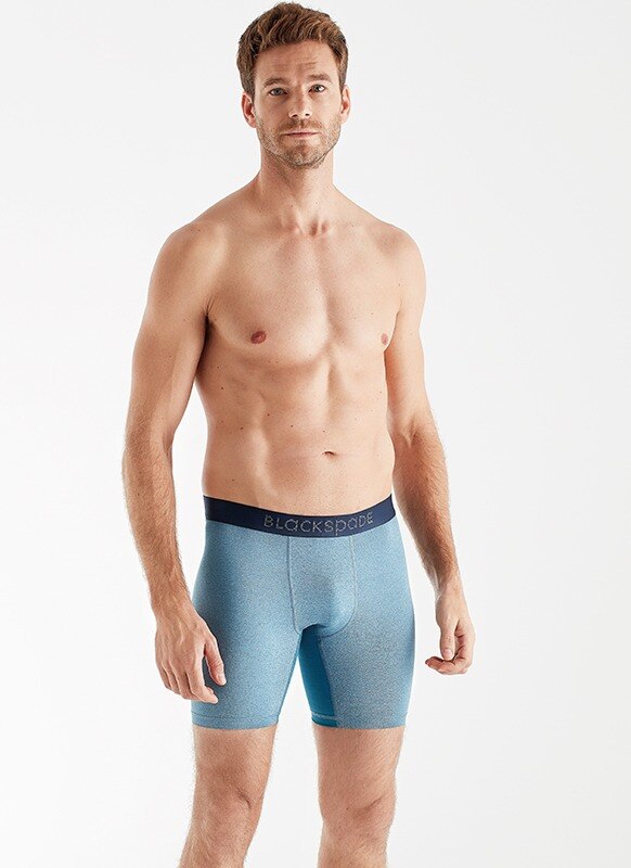 Erkek Spor Şort 70107 - Mavi