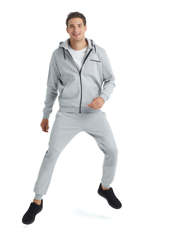 Erkek Sweatshirt 30939 - Gri - 1