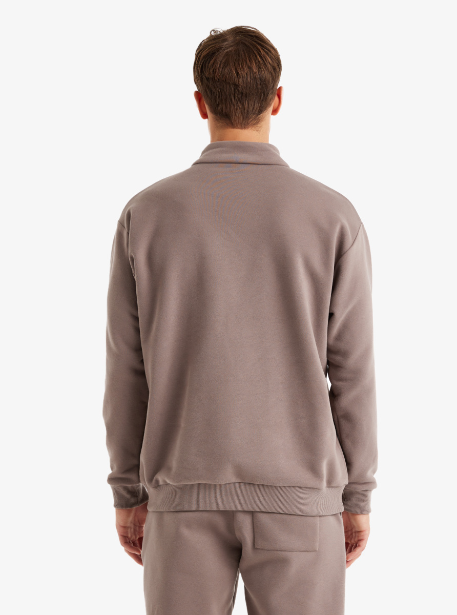 Erkek Sweatshirt 40620 - Vizon - Blackspade (1)