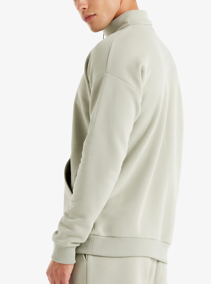 Erkek Sweatshirt 40620 - Yeşil - 2