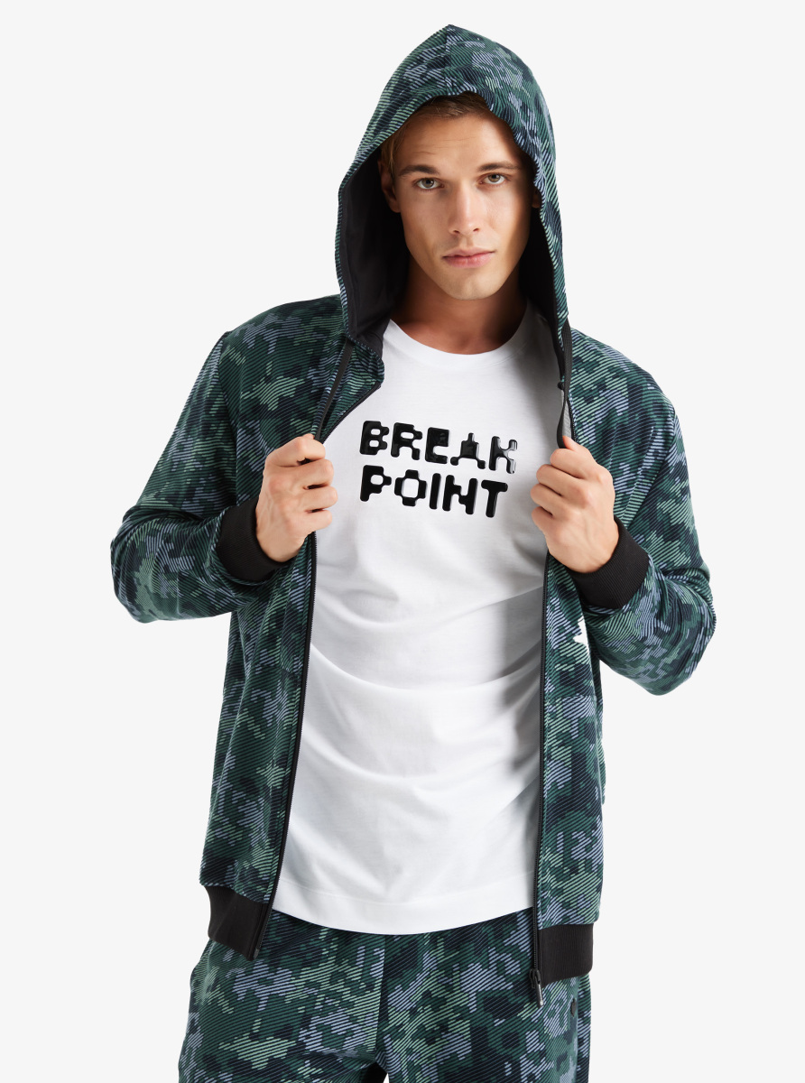 Erkek Sweatshirt 40625 - Desenli - 1