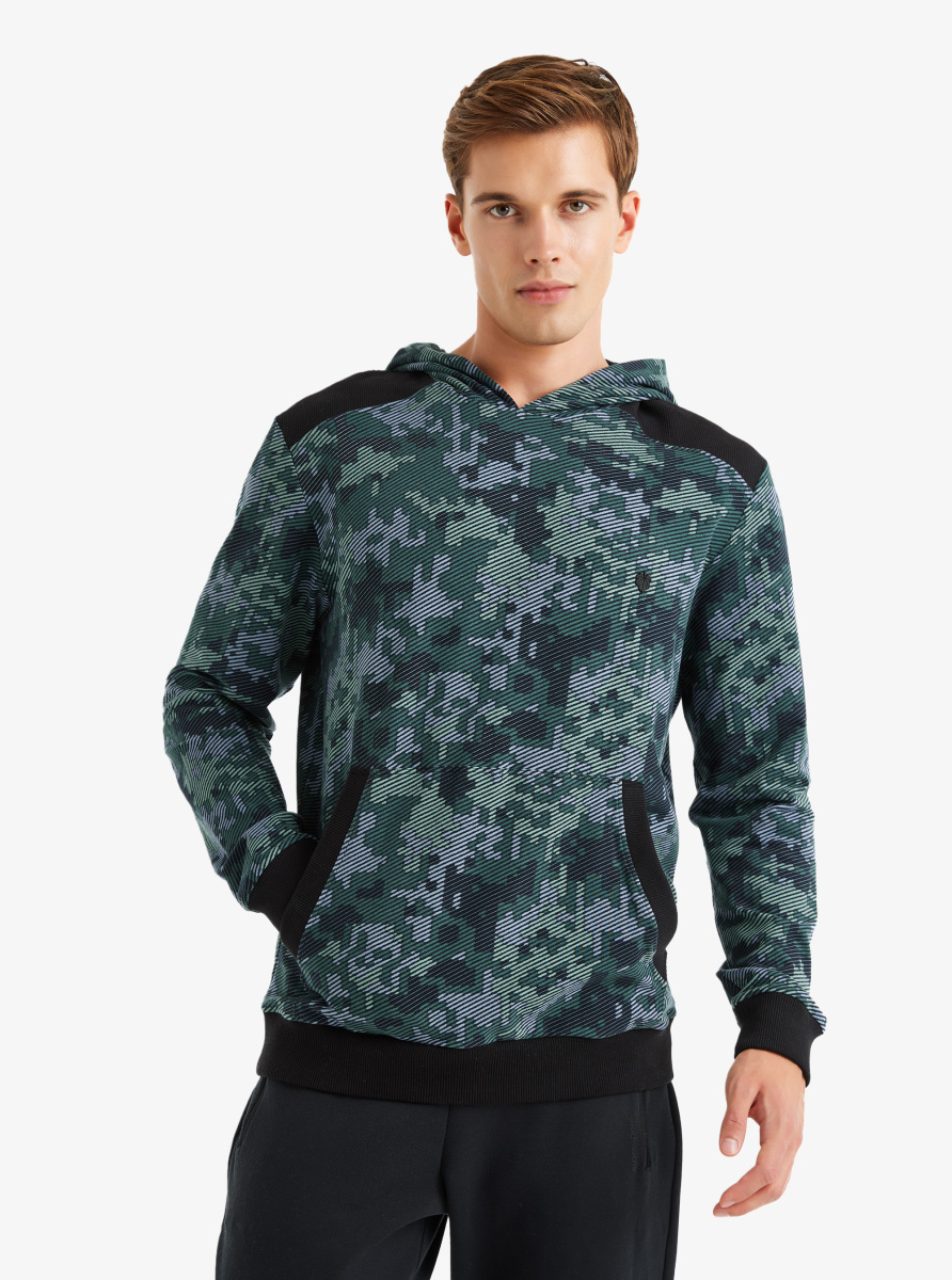 Erkek Sweatshirt 40627 - Desenli - Blackspade
