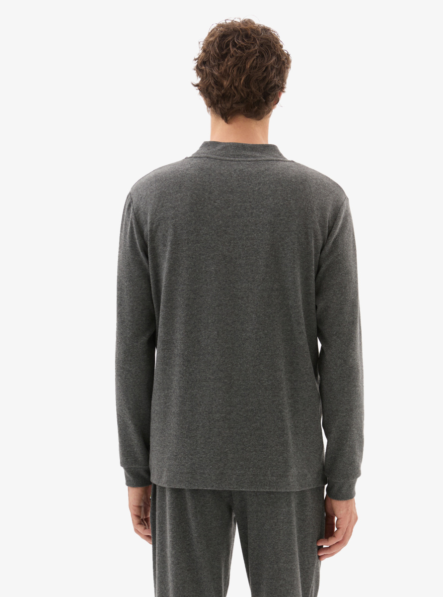 Erkek Sweatshirt 40798 - Antrasit - 2