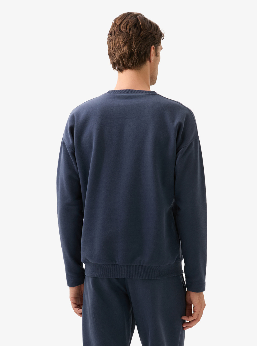 Erkek Sweatshirt 40839 - Lacivert - Blackspade (1)