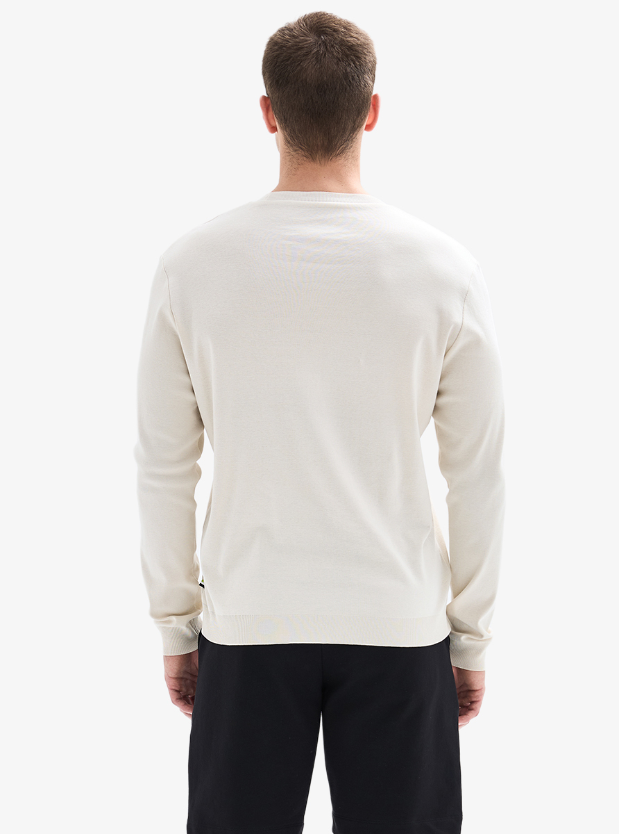 Erkek Sweatshirt 40924 - Krem - 2