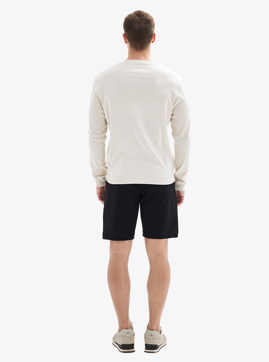 Erkek Sweatshirt 40924 - Krem - 4