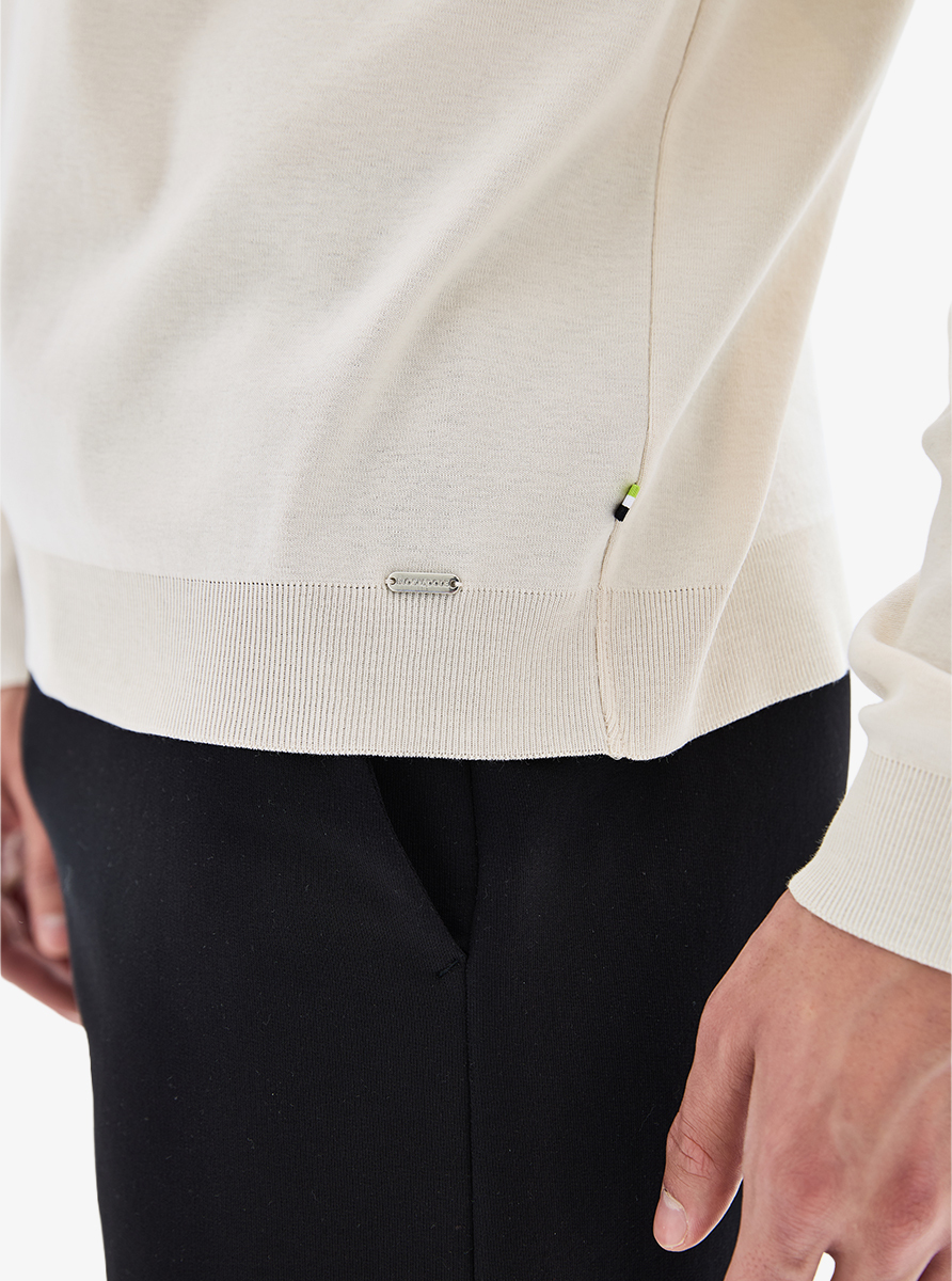 Erkek Sweatshirt 40924 - Krem - 6