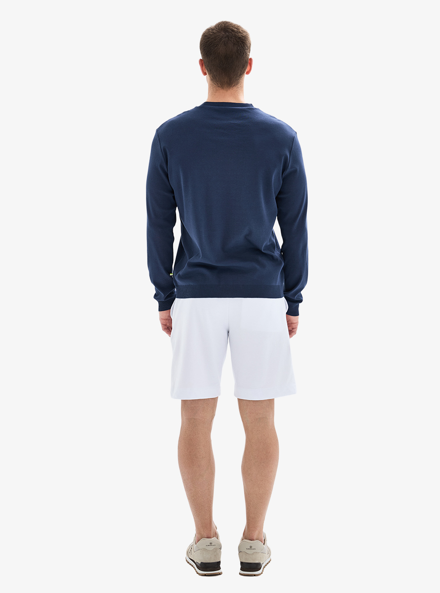 Erkek Sweatshirt 40924 - Lacivert - 4