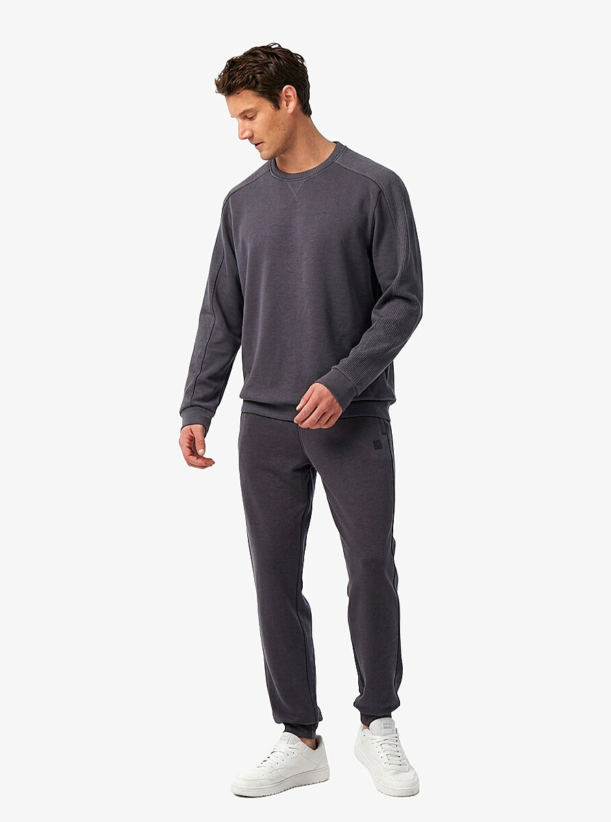 Erkek Sweatshirt 41002 - Antrasit - 6