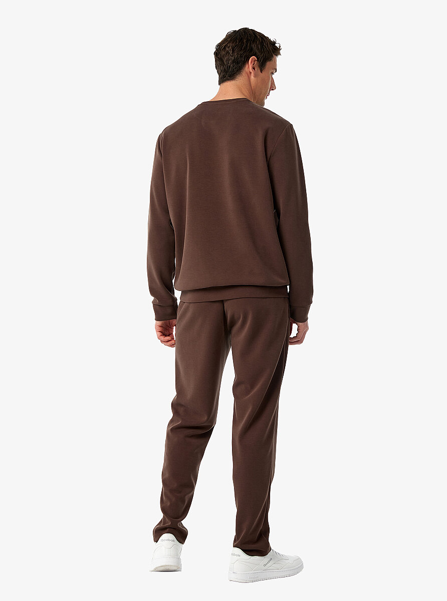 Erkek Sweatshirt 41018 - Kahverengi - 5