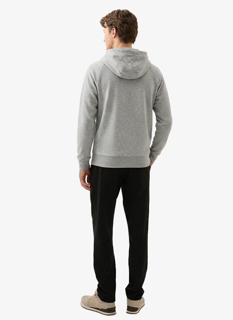 Erkek Sweatshirt 80000 - Gri Melanj - 5