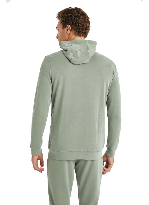 Erkek Sweatshirt 80040 - Haki - 2