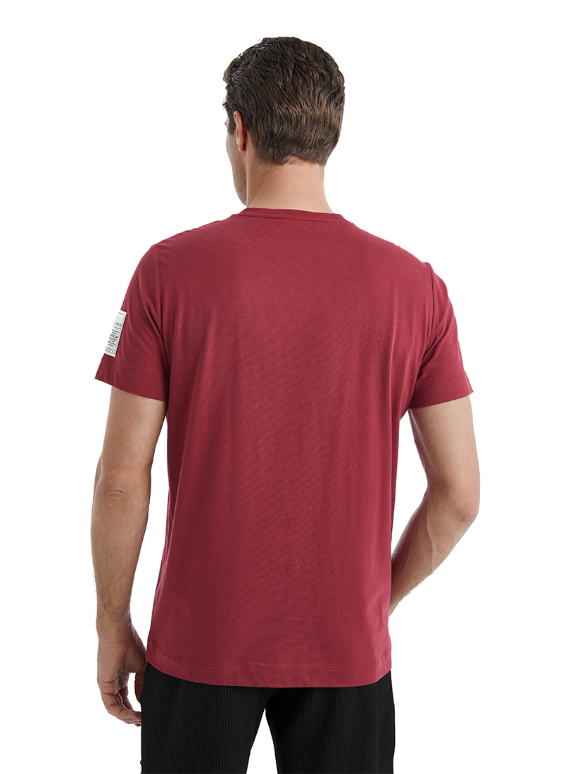 Erkek T-Shirt 40450 - Bordo - 6