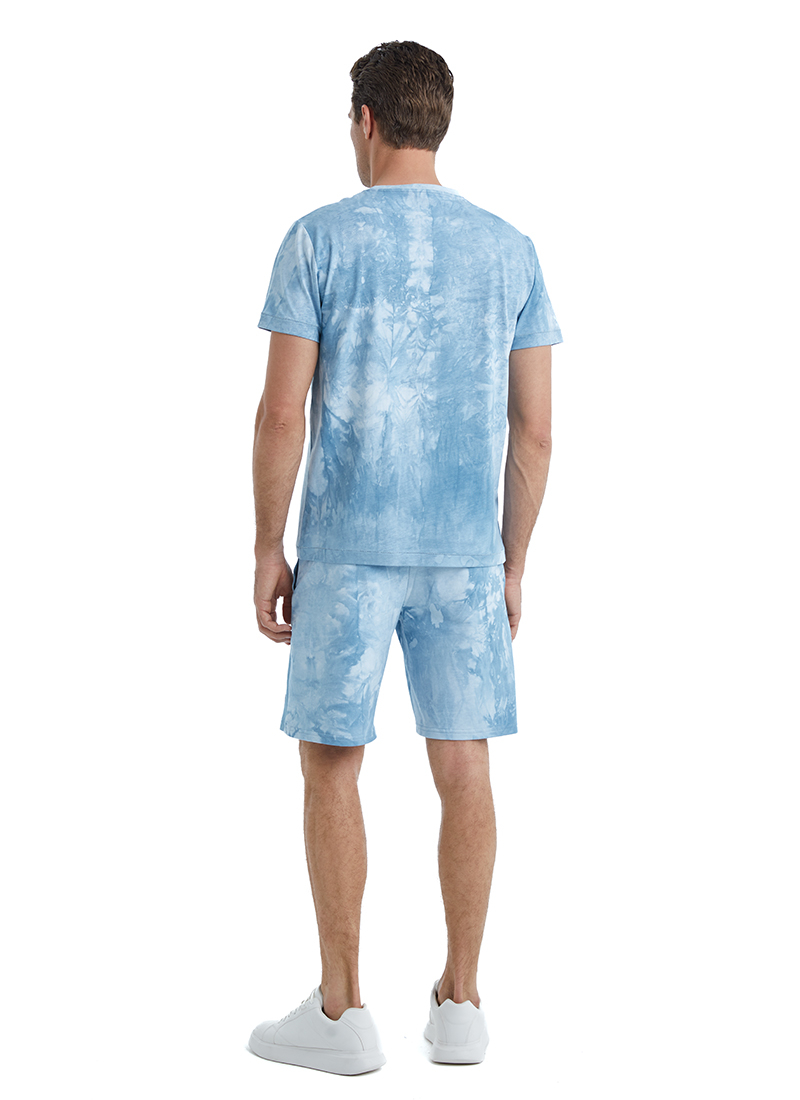 Erkek T-Shirt 40502 - Mavi - Blackspade (1)