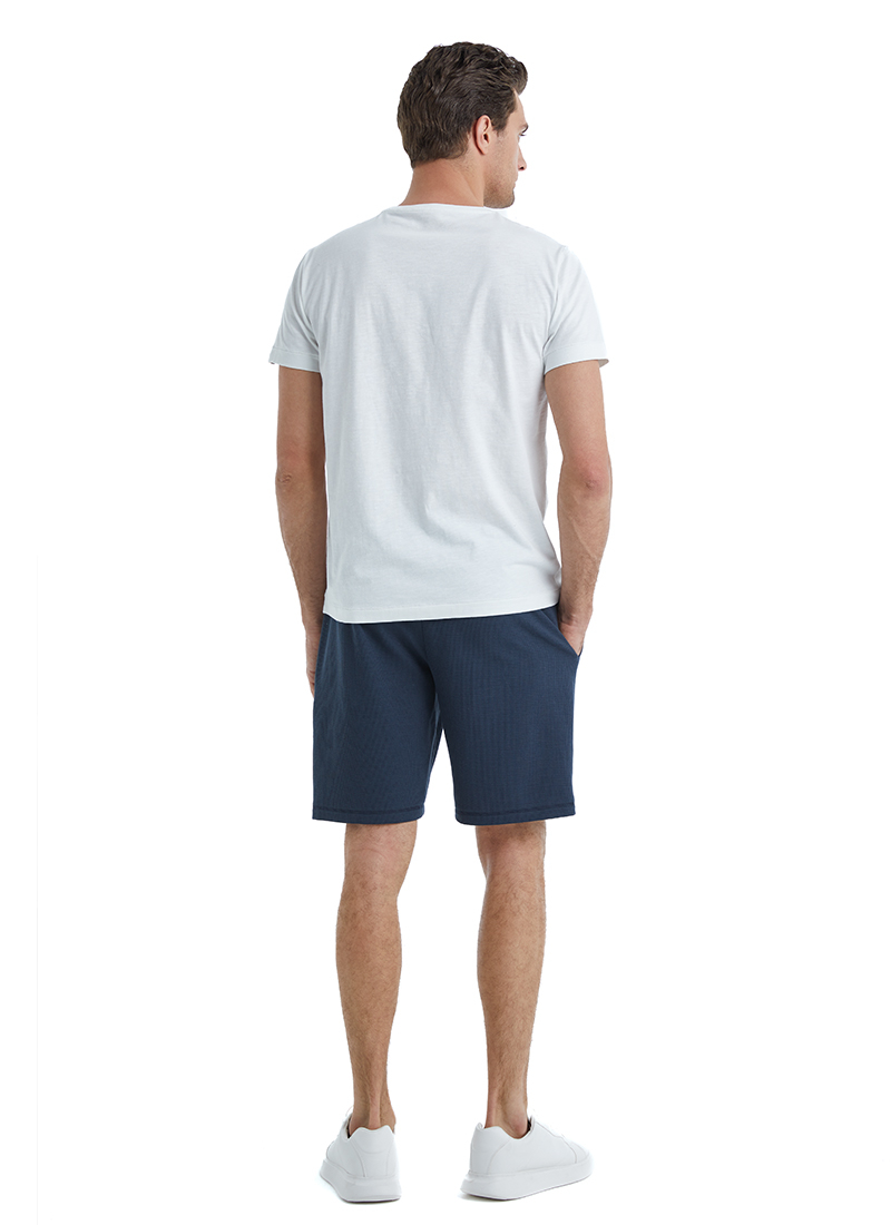 Erkek T-Shirt 40510 - Beyaz - Blackspade (1)