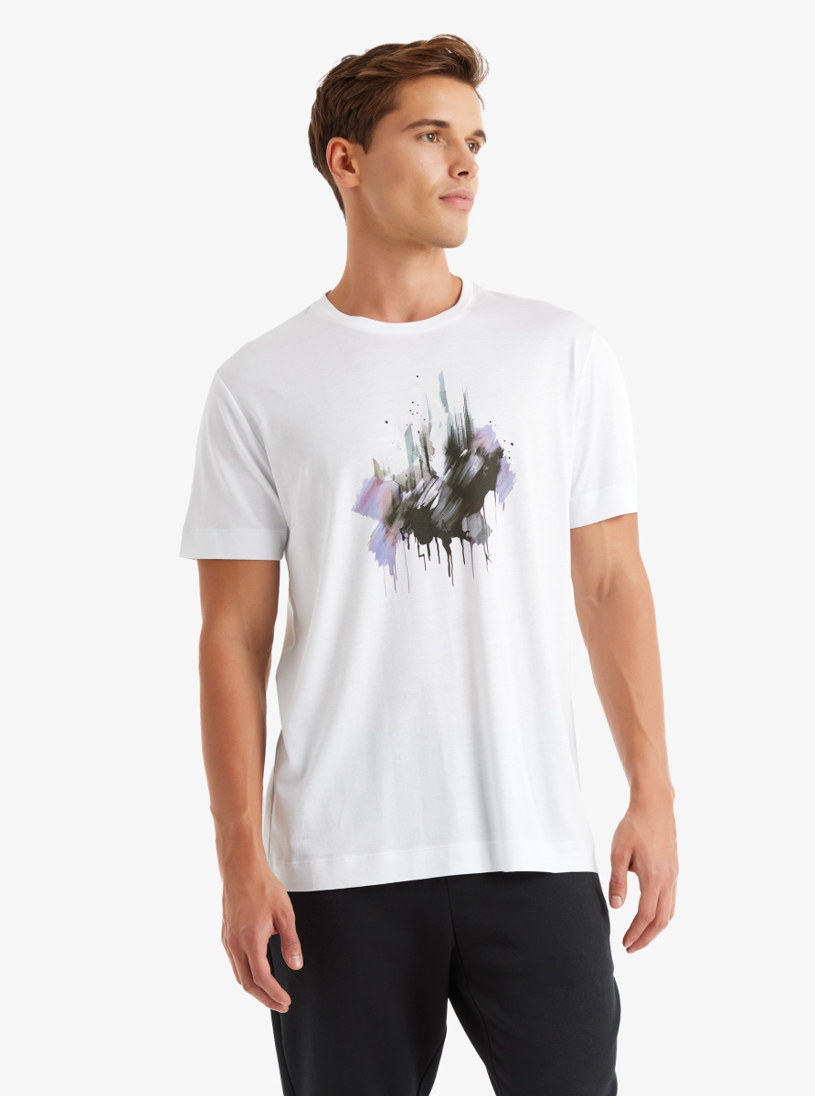 Erkek T-Shirt 40614 - Beyaz - 1