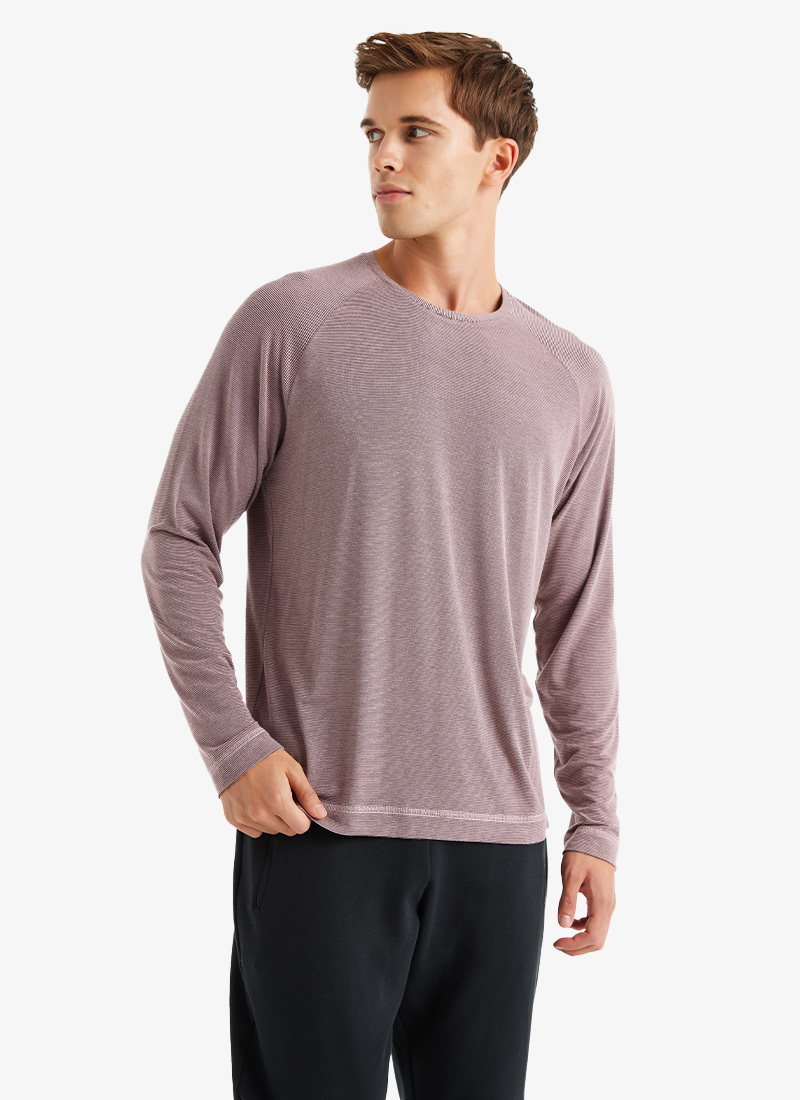 Erkek T-Shirt 40616 - Pembe - Blackspade