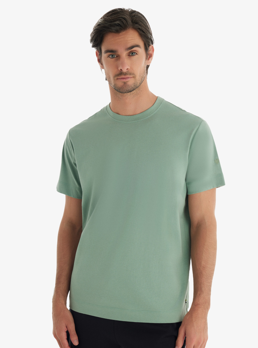 Erkek T-Shirt 40727 - Yeşil - 3