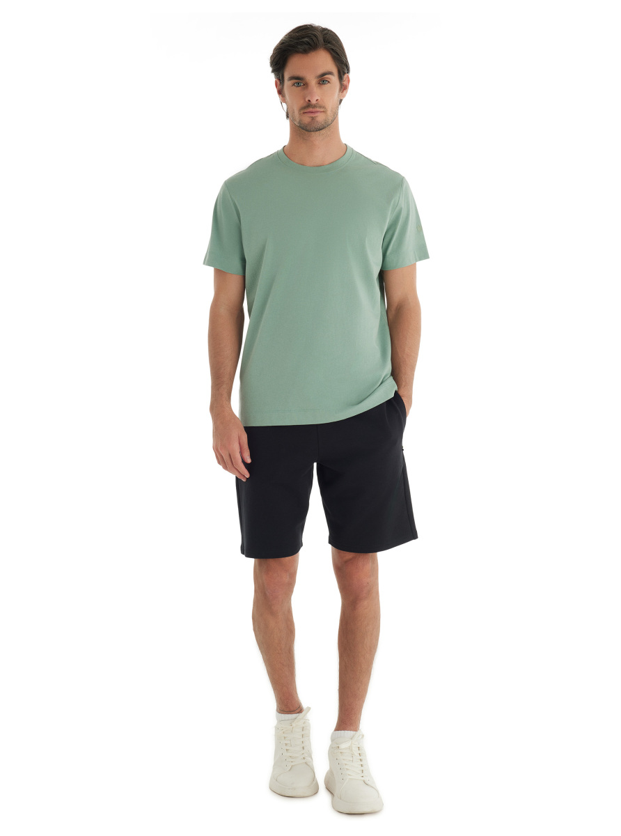 Erkek T-Shirt 40727 - Yeşil - 4