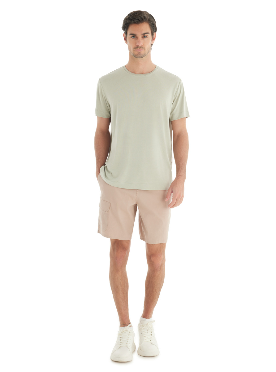 Erkek T-Shirt 40730 - Yeşil - 4