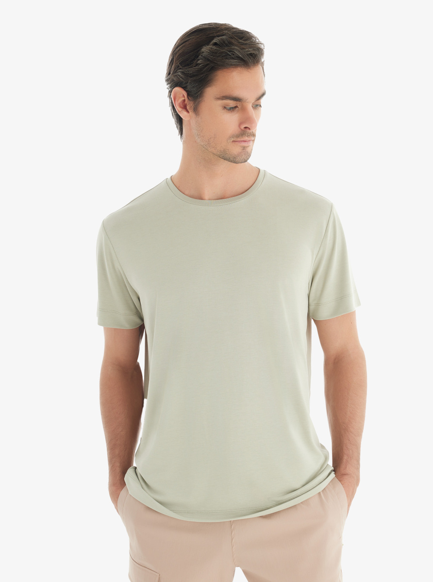 Erkek T-Shirt 40730 - Yeşil - 3
